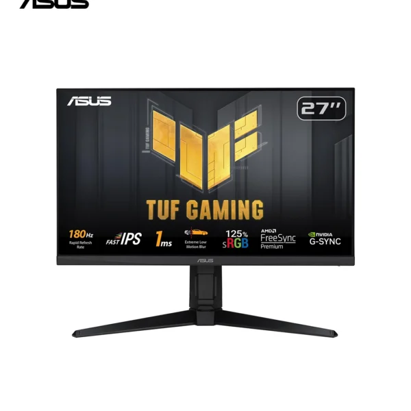 Monitor plano 27" Asus TUF Gaming FHD 180Hz 1ms Fast IPS VG279QL3A